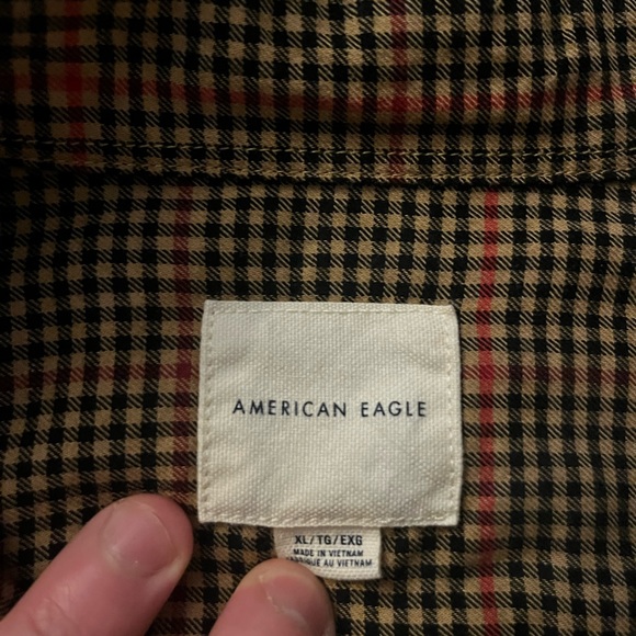 American Eagle button up plaid shirt - Picture 2 of 2
